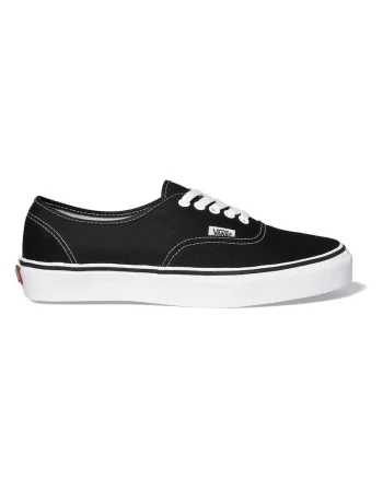 Tenisi unisex de panza cu cusaturi discrete Authentic, Negru