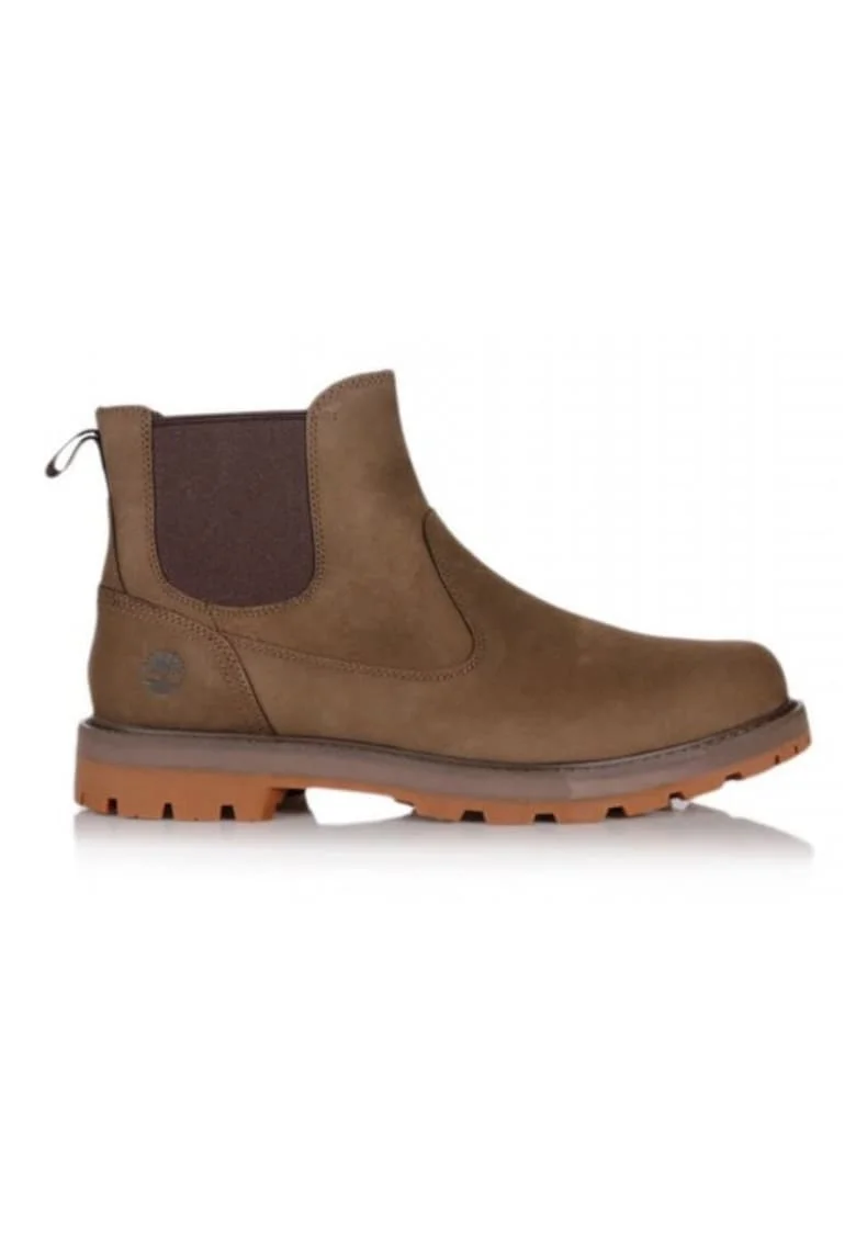 Ghete dama  Briton Road Mid Chelsea, nubuc gri-maro, piele nabuc,