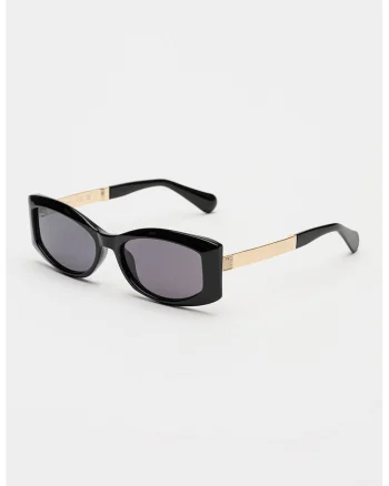 Ochelari de soare cat-eye, Negru