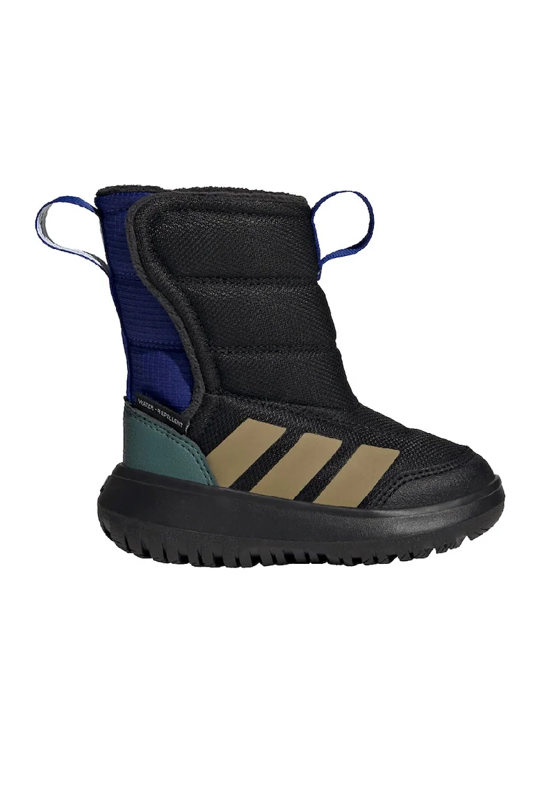 Cizme Winterplay, Negru/Albastru royal/Verde aquamarin