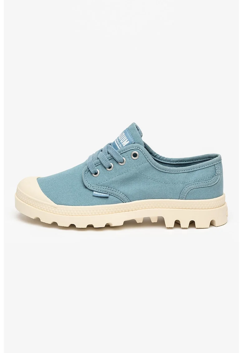 Tenisi canvas low-cut Pampa Oxford, Albastru lavanda