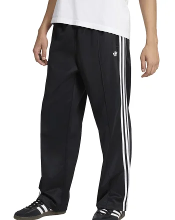 Pantaloni de trening cu segmente logo laterale, Alb/Negru