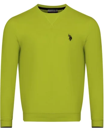 Hanorac barbatesc ENEA bleumarin, Verde lime