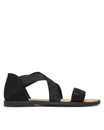 Sandale copii  vernis, Negru