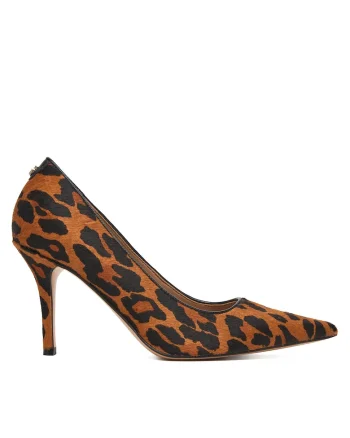 Pantofi dama  LEOPA piele naturala, Maro