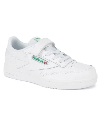 Pantofi pentru baieti  inchidere velcro, alb