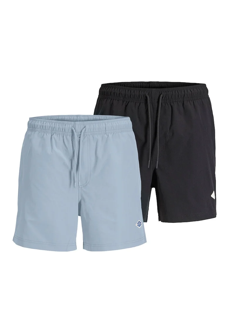 Set de pantaloni scurti de baie Maui Tropic - 2 perechi, Negru/Albastru deschis
