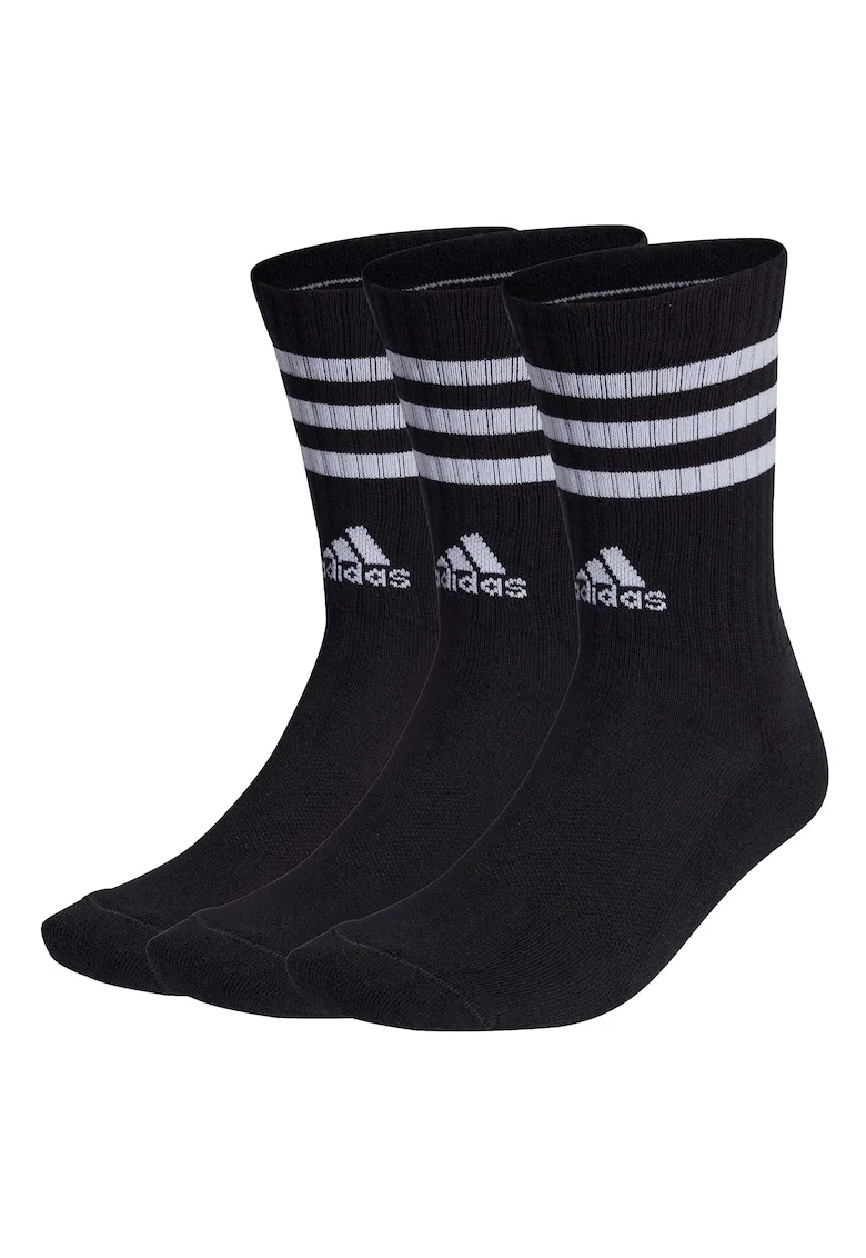 Set de sosete unisex din amestec de bumbac - 3 perechi, Negru