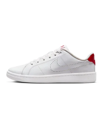 Pantofi sport din piele ecologica Court Royale 2, Rosu/Alb murdar