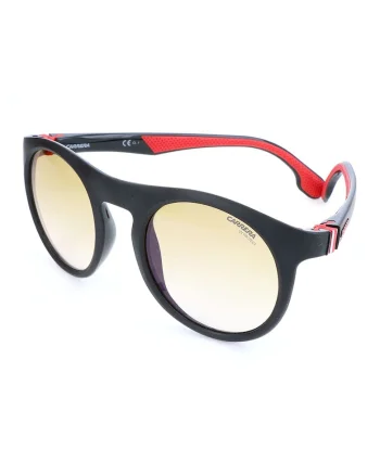 Ochelari de soare pantos unisex cu lentile-oglinda, Rosu/Negru