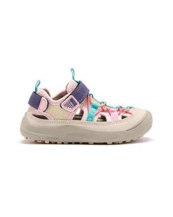 Sandale cu decupaje si velcro Hodgdon, Bej