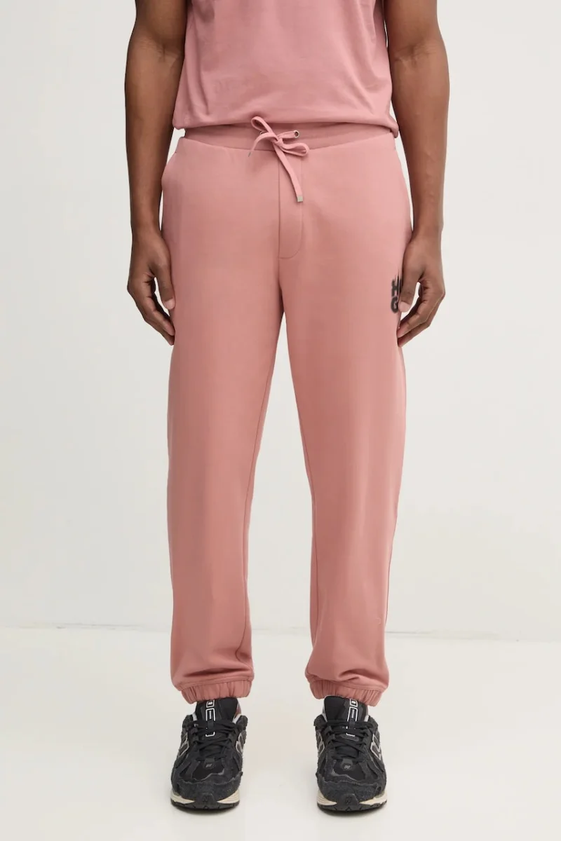 HUGO pantaloni de trening din bumbac