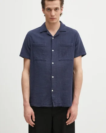 Barbour cămașă din bumbac Barbour Benson Textured Relaxed Fit S/S Shirt