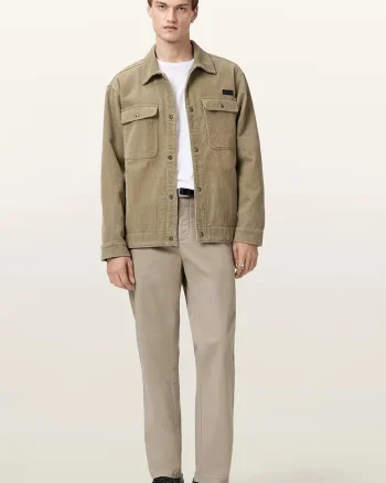 AllSaints pantaloni de bumbac BECKLEY