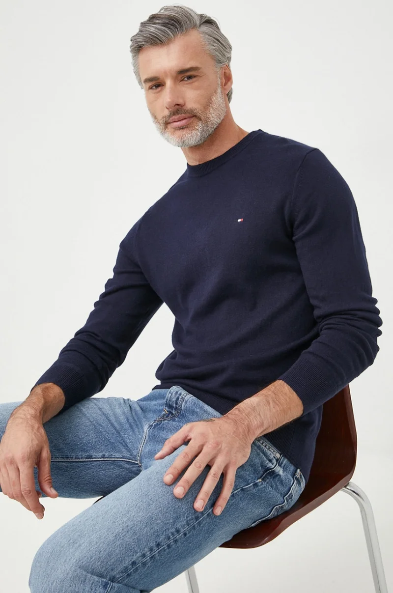Tommy Hilfiger pulover din amestec de casmir