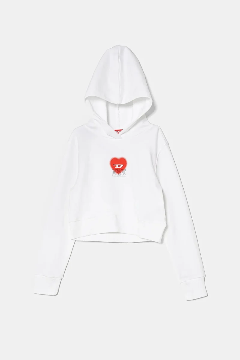 Diesel hanorac de bumbac pentru copii SCUOREHOOD SWEAT-SHIRT