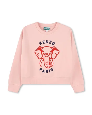 Kenzo Kids hanorac de bumbac pentru copii