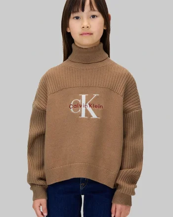 Calvin Klein Jeans pulover de bumbac pentru copii