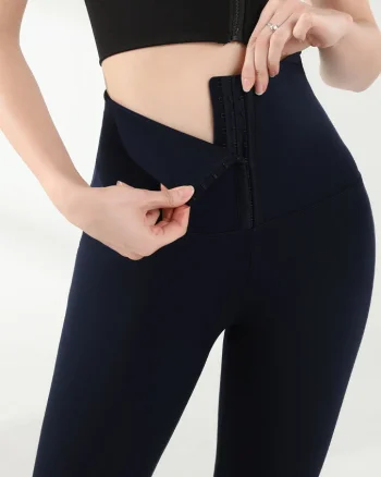 Colanti modelatori cu talie inalta si capse Sonia pentru Fitness / Yoga 