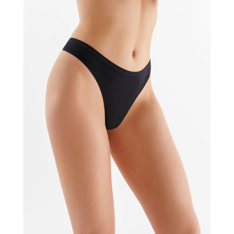 Chilot Gabriella Tanga Seamless String (fara cusaturi) negru
