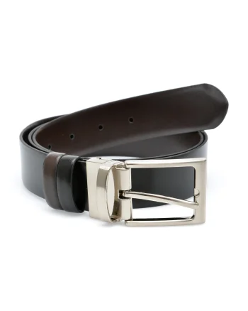 Curea LE COLONEL neagra, ORVIN, din piele naturala