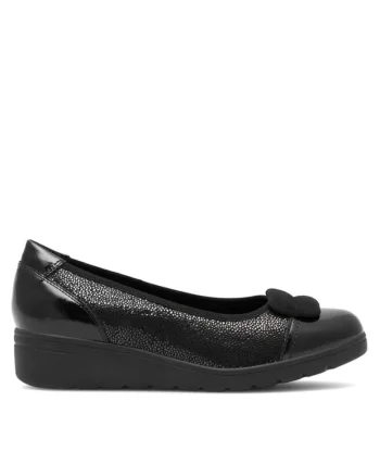 Tenisi dama,  590558849186637, Piele naturala, Negru