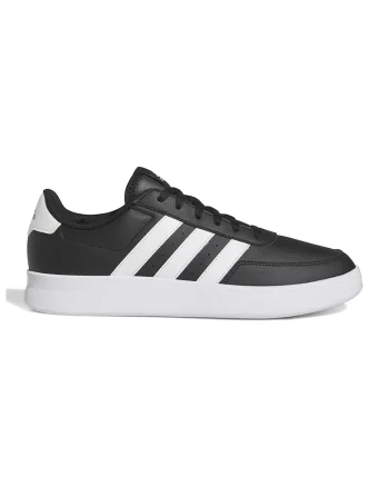 Pantofi sport de piele ecologica Breaknet 2.0, Alb/Negru
