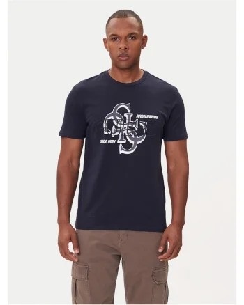 Tricou barbati  albastru, bumbac