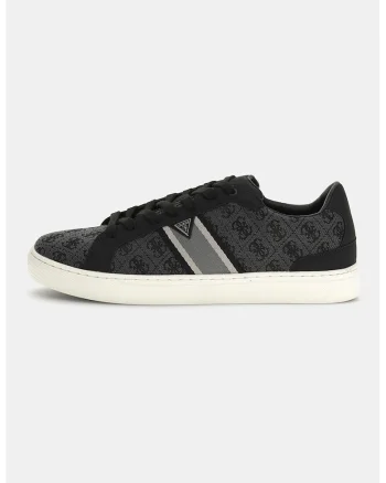 Pantofi sport cu garnituri din material textil si model