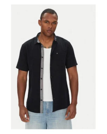 Camasa barbati  bumbac, negru, Negru