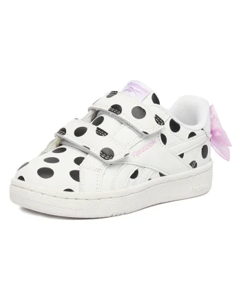 Pantofi pentru copii,  piele naturala, alb, velcro
