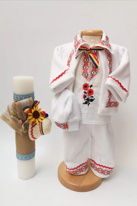 Set Traditional Botez - Costumas baiat Lumanare baiat 2