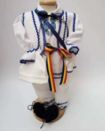 Compleu traditional baietel Albastru