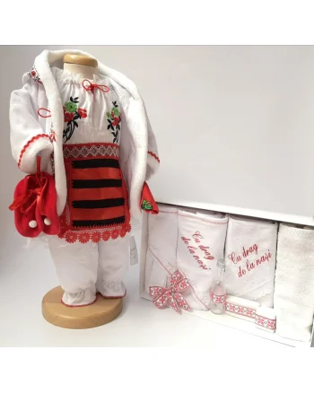 Set Traditional Botez Fetita - Costumas + Trusou 2