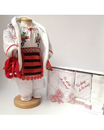 Set Traditional Botez Fetita - Costumas + Trusou 2