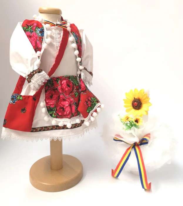 Set Traditional Botez Fetita - Costumas + Lumanare 4
