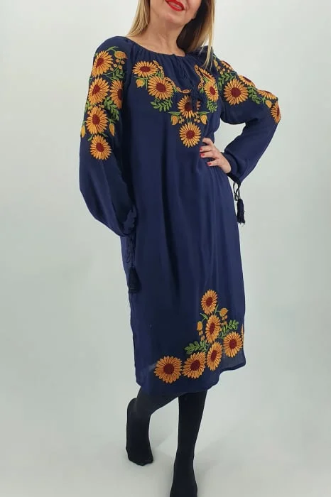 Rochie Traditionala Floarea Soarelui 3