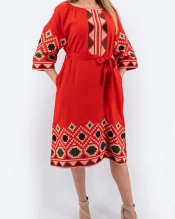 Rochie brodata Adelina