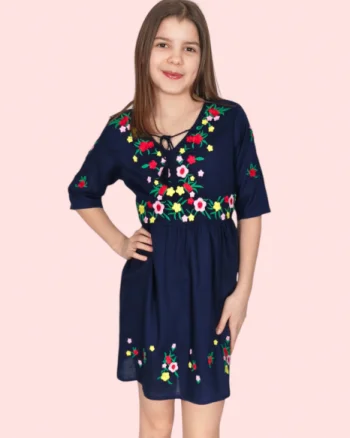 Rochie traditionala fetite Eva 4