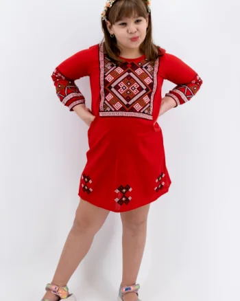 Rochie traditionala fetite Roza