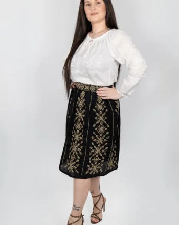 Fusta stilizata cu motive traditionale Tatiana