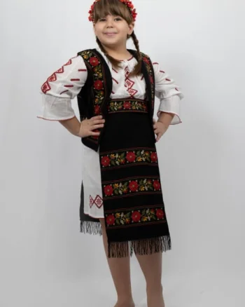 Costum Vesta, brau si fota fetita