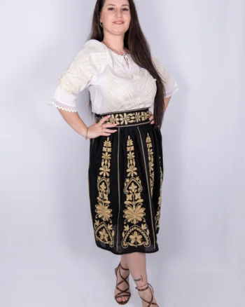 Fusta stilizata cu motive traditionale Tatiana 5