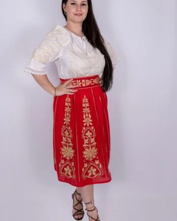 Fusta stilizata cu motive traditionale Tatiana 6