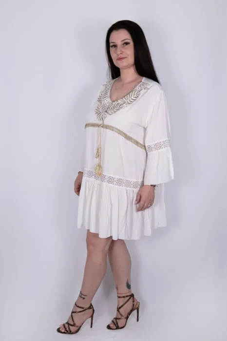 Rochie de plaja cu dantela