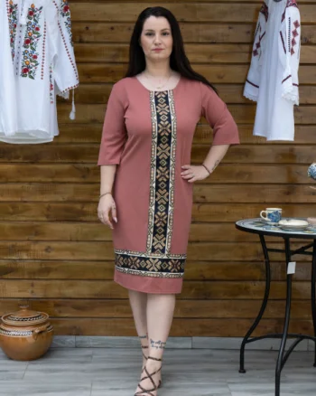 Rochie Stilizata cu Motive Traditionale Izabela 20