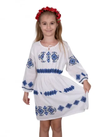 Rochie traditionala fetite Sandrina 2