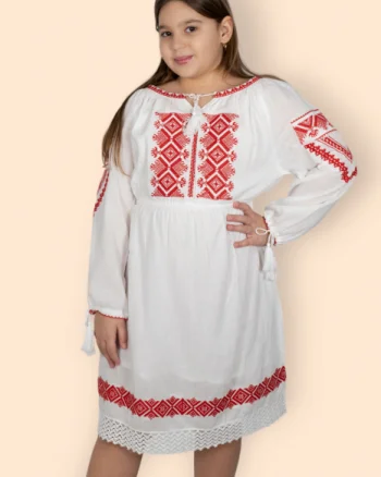 Rochie traditionala fetite Olguta