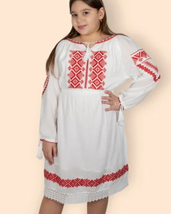Rochie traditionala fetite Olguta