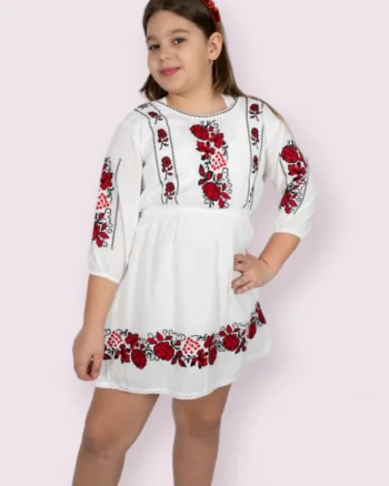 Rochie traditionala fetite Alberta 3